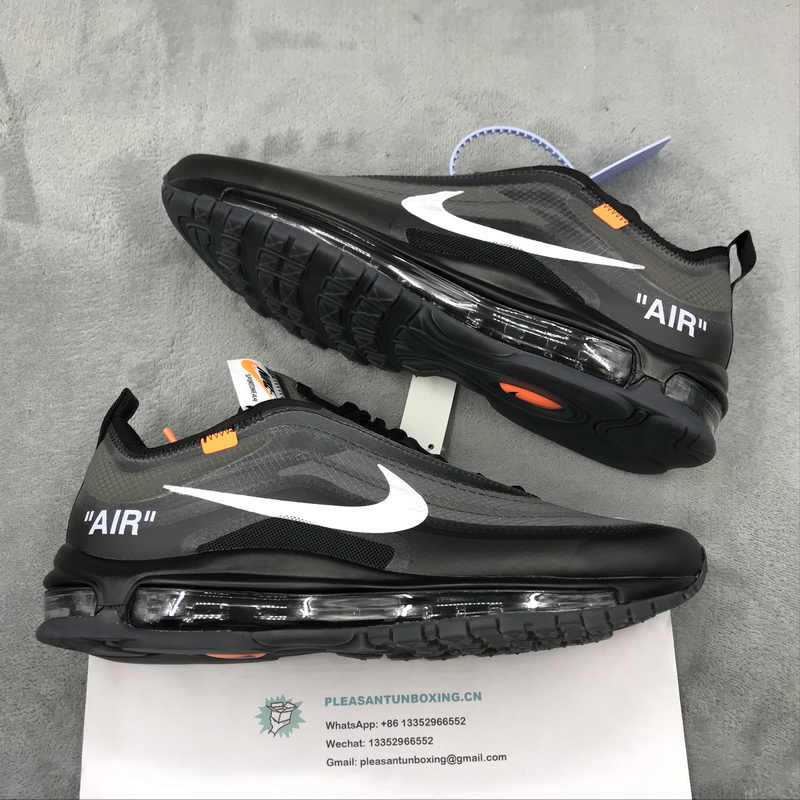 Authentic OFF-WHITE x Nike Air Max 97 Black